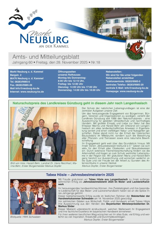 Amtsblatt 18-2025