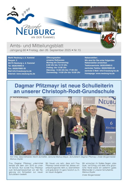 Amtsblatt Nr. 15 2025