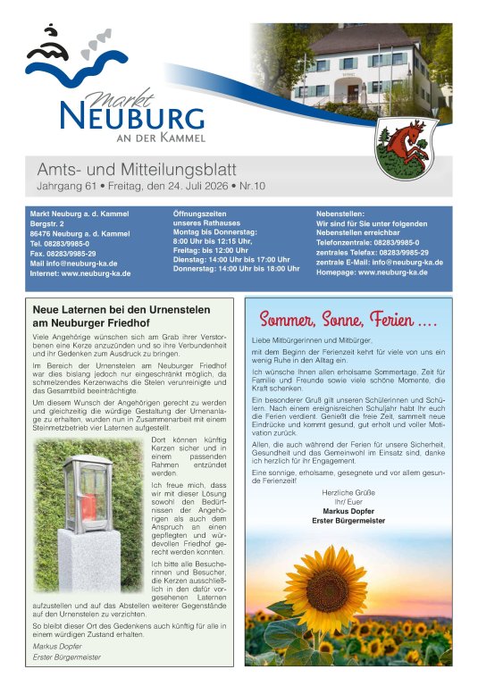 Amtsblatt 10 2026